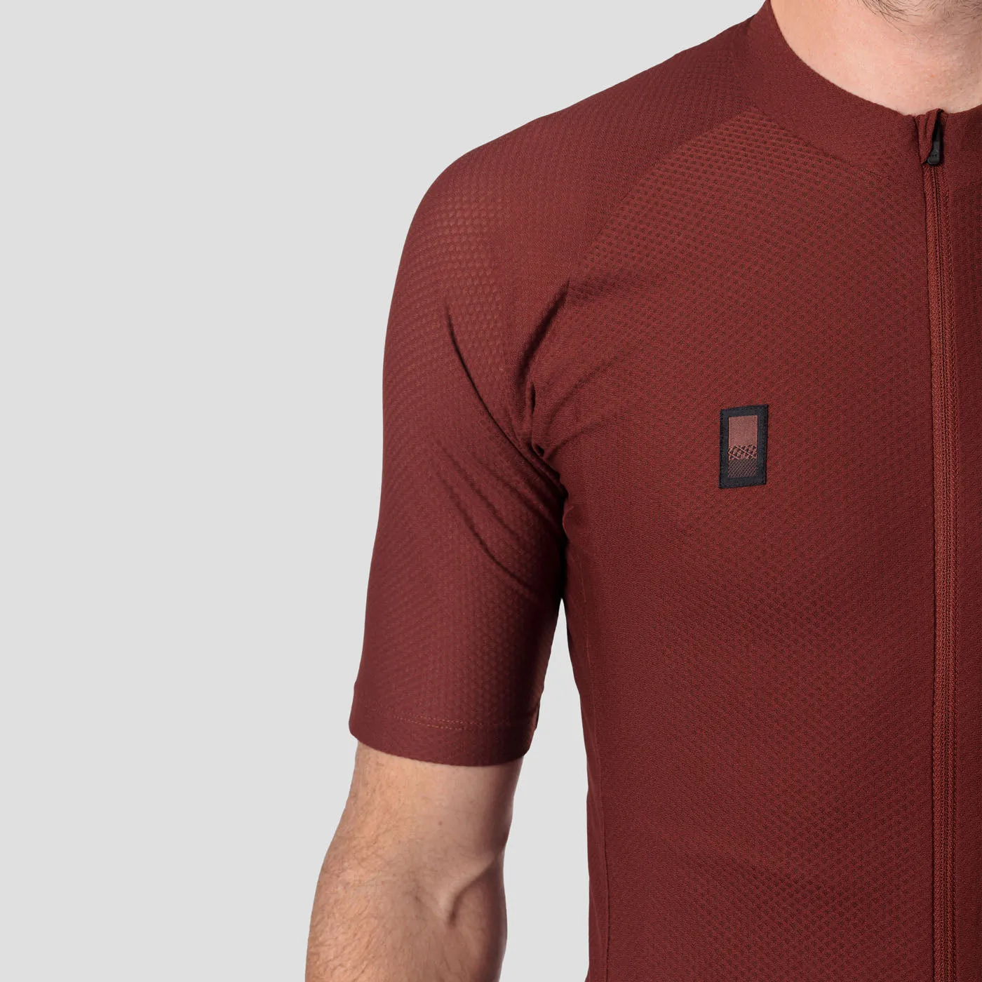 Men's Lightweight Work Jersey - Burgundy
